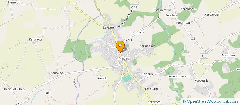 localisation de l'entreprise SCI LES EMBRUNS  NEVEZ