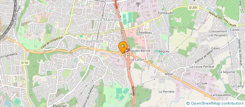 localisation de l'entreprise SCI LES EMBRUNS  FLOIRAC