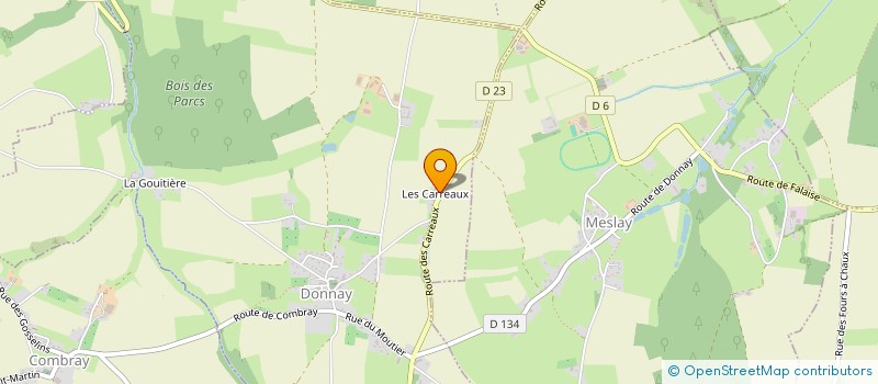 localisation de l'entreprise SCI LES EMBRUNS  DONNAY