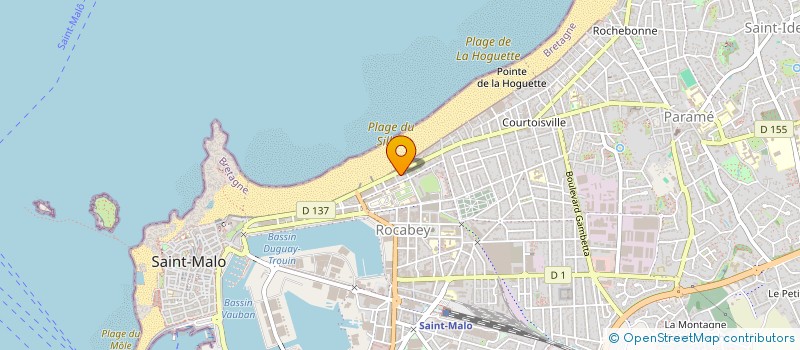localisation de l'entreprise SCI LES EMBRUNS  SAINT-MALO