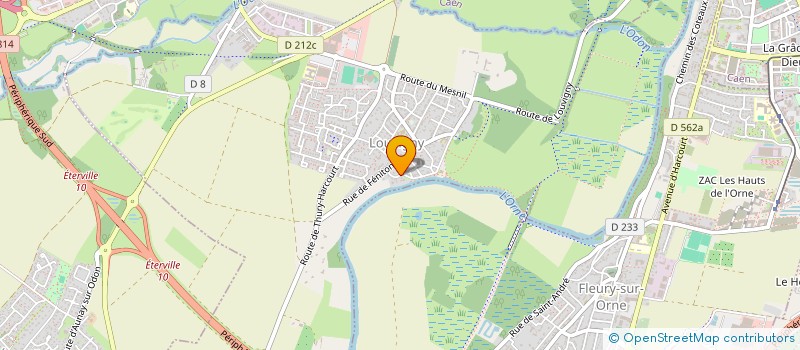 localisation de l'entreprise SCI LES EMBRUNS  LOUVIGNY