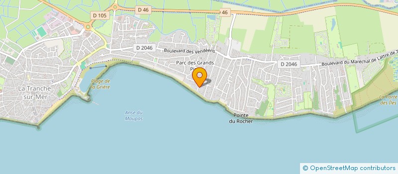 localisation de l'entreprise SCI LES EMBRUNS à LA TRANCHE-SUR-MER