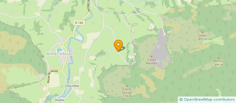 localisation de l'entreprise SCI LES EMBRUNS D'HOULGATE  ARTHEZ-D'ASSON