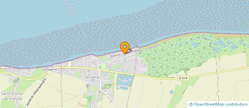 localisation de l'entreprise SCI LES EMBRUNS DU GRAND LARGE  ASNELLES