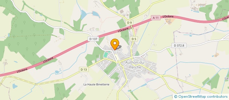 localisation de l'entreprise SCI LES EMONDERIES à AUTHON-DU-PERCHE