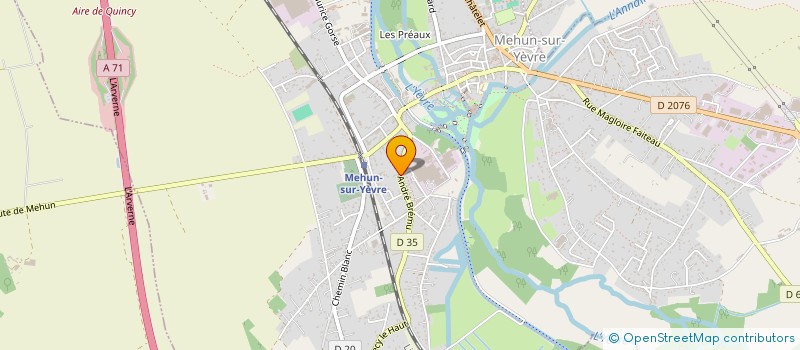 localisation de l'entreprise SCI LES ENFANTS  MEHUN-SUR-YEVRE