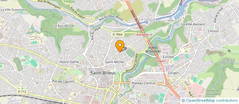 localisation de l'entreprise SCI LES ENFANTS à SAINT-BRIEUC