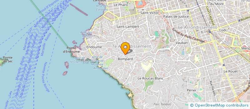 localisation de l'entreprise SCI LES ENFANTS à MARSEILLE 7EME