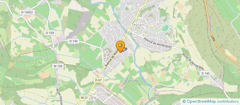 localisation de l'entreprise SCI LES ENFANTS  TEYRAN