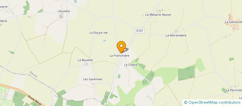 localisation de l'entreprise SCI LES ENFANTS DE LA FRANCINIERE  PORNIC