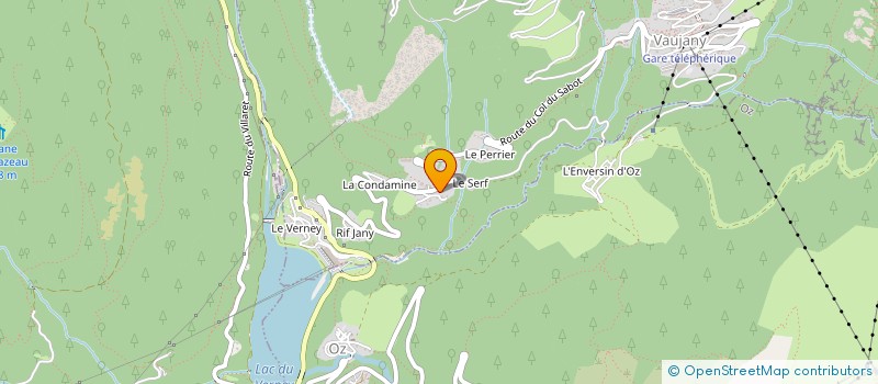 localisation de l'entreprise SCI LES ENFANTS DE LEONIE  VAUJANY