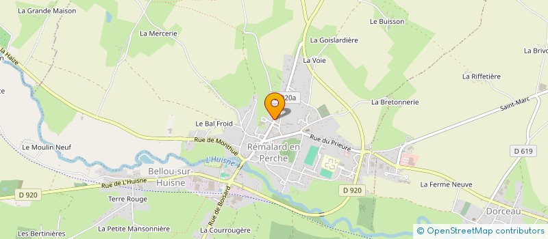 localisation de l'entreprise SCI LES ENFANTS DU PERCHE à REMALARD-EN-PERCHE