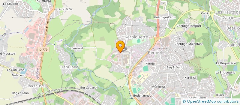 localisation de l'entreprise SCI LES ENFANTS DU TENENIO à VANNES