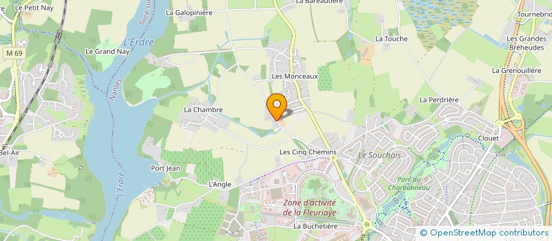 localisation de l'entreprise SCI LES ENFAS  CARQUEFOU