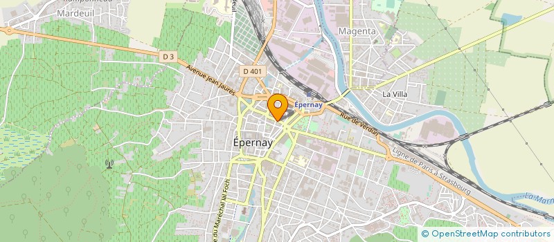 localisation de l'entreprise SCI LES ENTRE MONTS à EPERNAY