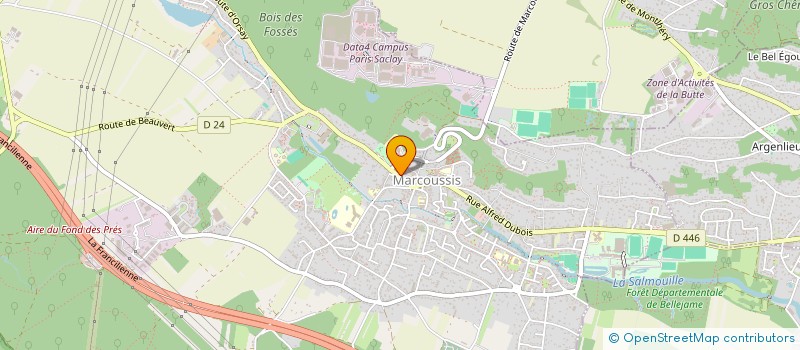 localisation de l'entreprise SCI LES ENTREPOTS DU MESNIL  MARCOUSSIS