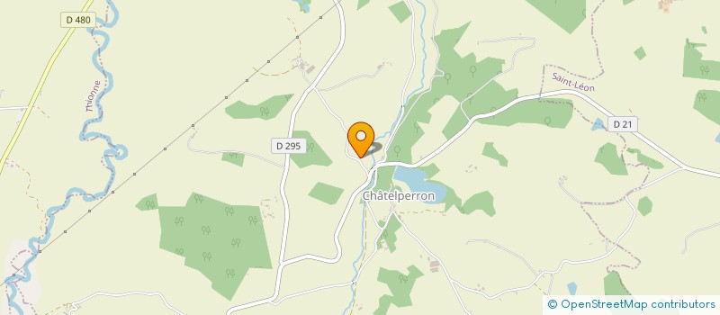 localisation de l'entreprise SCI LES ENTREPRENEURS  CHATELPERRON