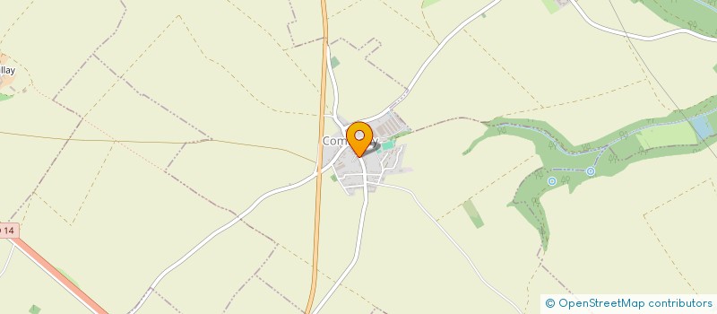 localisation de l'entreprise SCI LES ENTREPRISES  COMMENY