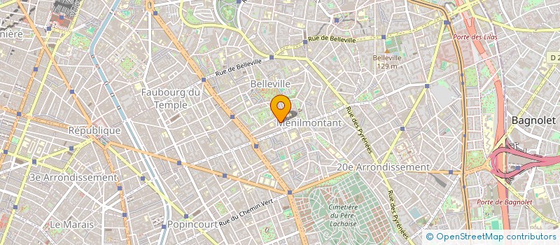 localisation de l'entreprise SCI LES ENVIERGES  PARIS