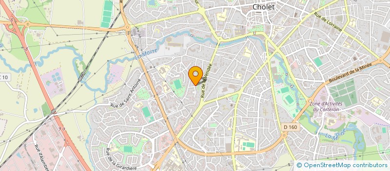 localisation de l'entreprise SCI LES EOLIENNES à CHOLET