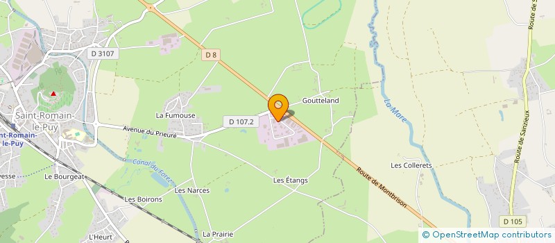 localisation de l'entreprise SCI LES EPALITS  SAINT-ROMAIN-LE-PUY