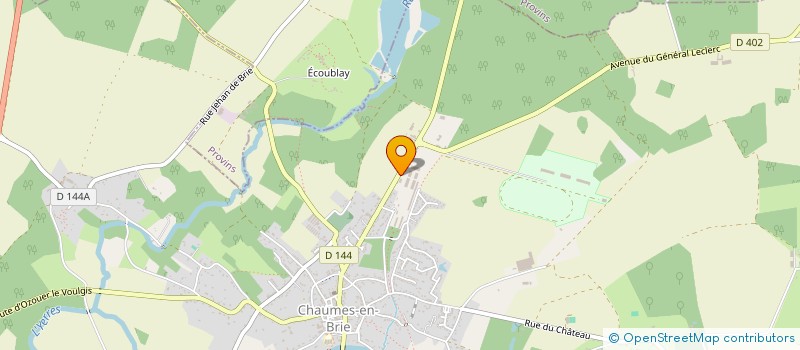 localisation de l'entreprise SCI LES EPASSES  CHAUMES-EN-BRIE