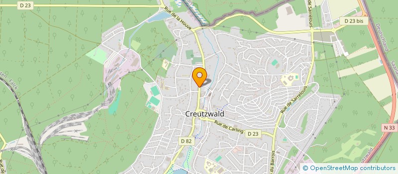 localisation de l'entreprise SCI LES EPERONS  CREUTZWALD