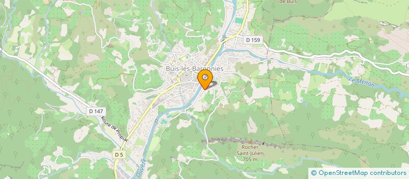 localisation de l'entreprise SCI LES EPHELIDES à BUIS-LES-BARONNIES