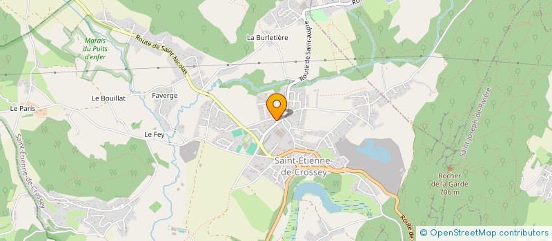 localisation de l'entreprise SCI LES EPICEAS  SAINT-ETIENNE-DE-CROSSEY