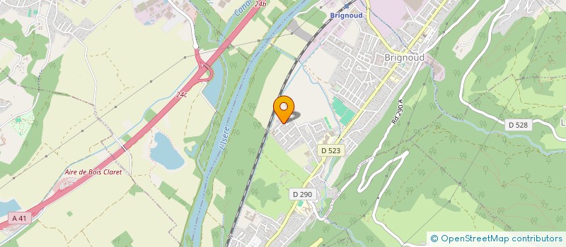 localisation de l'entreprise SCI LES EPICEAS  VILLARD-BONNOT