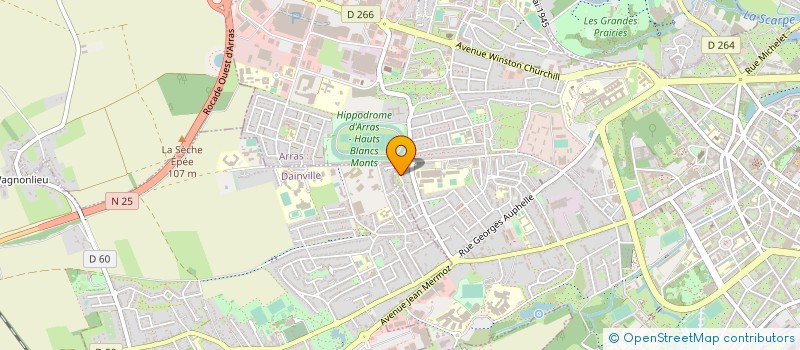 localisation de l'entreprise SCI LES EPINES  ARRAS