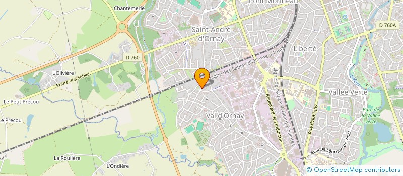 localisation de l'entreprise SCI LES EPINETTES à LA ROCHE-SUR-YON
