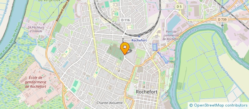 localisation de l'entreprise SCI LES EPINETTES  ROCHEFORT