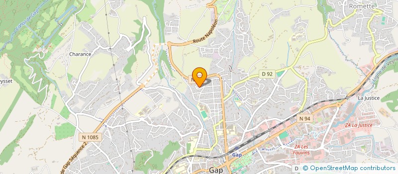 localisation de l'entreprise SCI LES EPIS  GAP