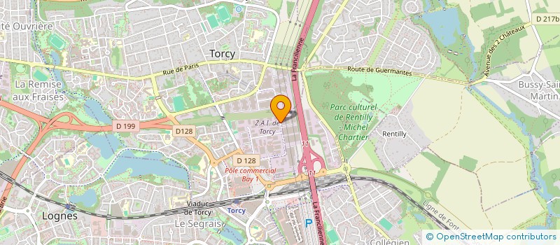 localisation de l'entreprise SCI LES EPIS  TORCY