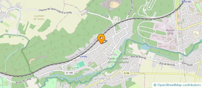 localisation de l'entreprise SCI LES ERABLES à LARDY