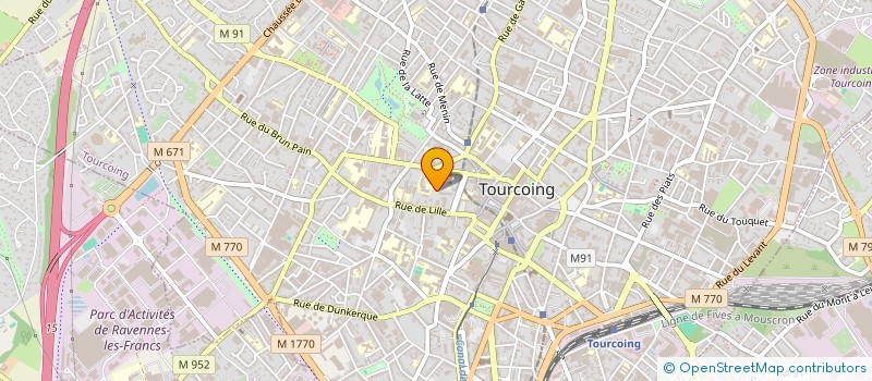 localisation de l'entreprise SCI LES ERABLES  TOURCOING