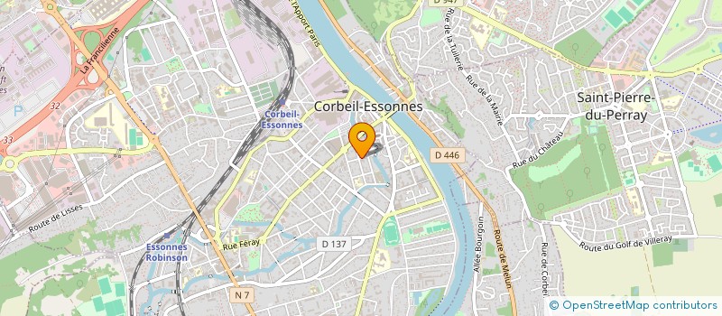 localisation de l'entreprise SCI LES ERABLES à CORBEIL-ESSONNES