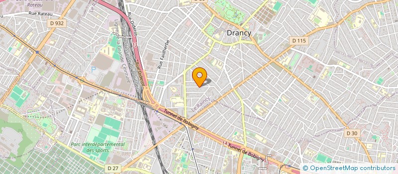 localisation de l'entreprise SCI LES ERABLES à DRANCY