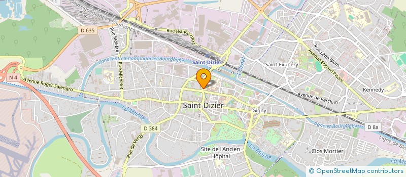 localisation de l'entreprise SCI LES ERABLES à SAINT-DIZIER