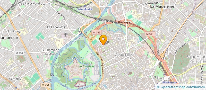 localisation de l'entreprise SCI LES ERABLES à LILLE