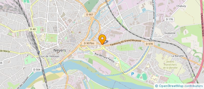 localisation de l'entreprise SCI LES ERABLES à NEVERS