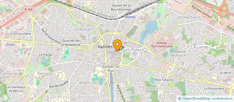 localisation de l'entreprise SCI LES ERABLES à VANNES