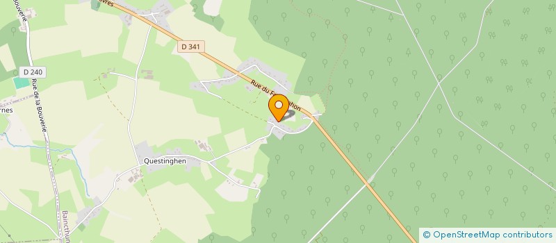 localisation de l'entreprise SCI LES ERABLES  BAINCTHUN