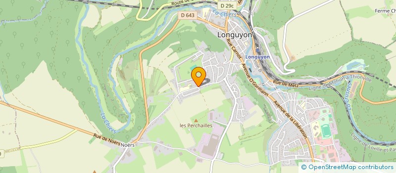 localisation de l'entreprise SCI LES ERABLES  LONGUYON