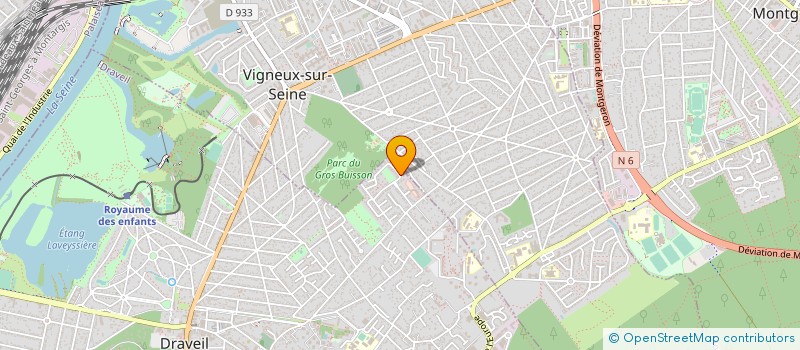 localisation de l'entreprise SCI LES ERABLES à DRAVEIL