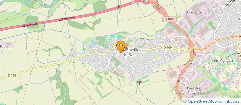 localisation de l'entreprise SCI LES ERABLES  HUSSEREN-WESSERLING