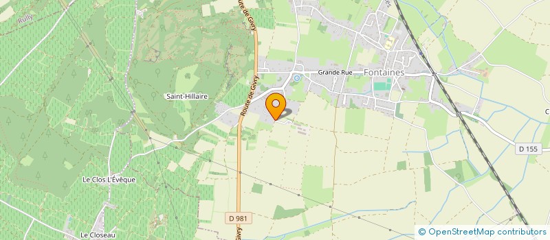 localisation de l'entreprise SCI LES ERABLES  FONTAINES