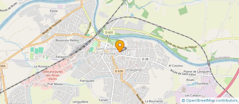 localisation de l'entreprise SCI LES ERABLES  SAINT-SULPICE-LA-POINTE