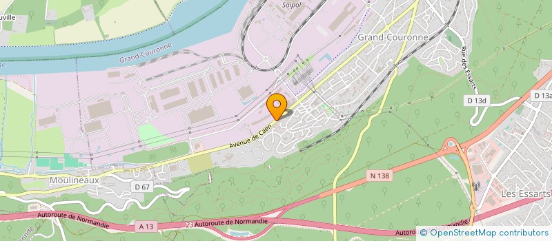 localisation de l'entreprise SCI LES ERABLES  GRAND-COURONNE